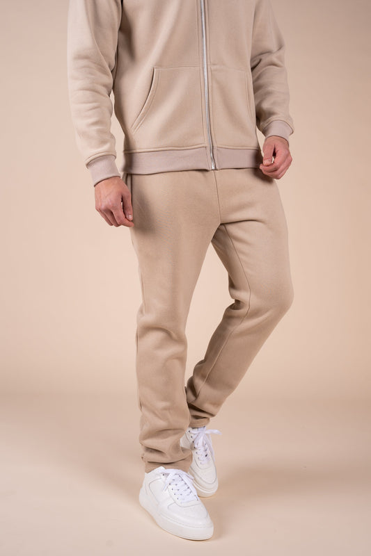 (Different leg length version) Premium Luxe Straight Leg Jogger - Taupe