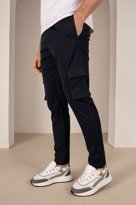 Essential Cargo Trouser - Navy
